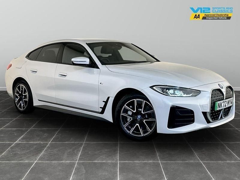 White Used 2022 BMW i4 M Sport Sedan | £24,295 (Good price) - Image 1/3