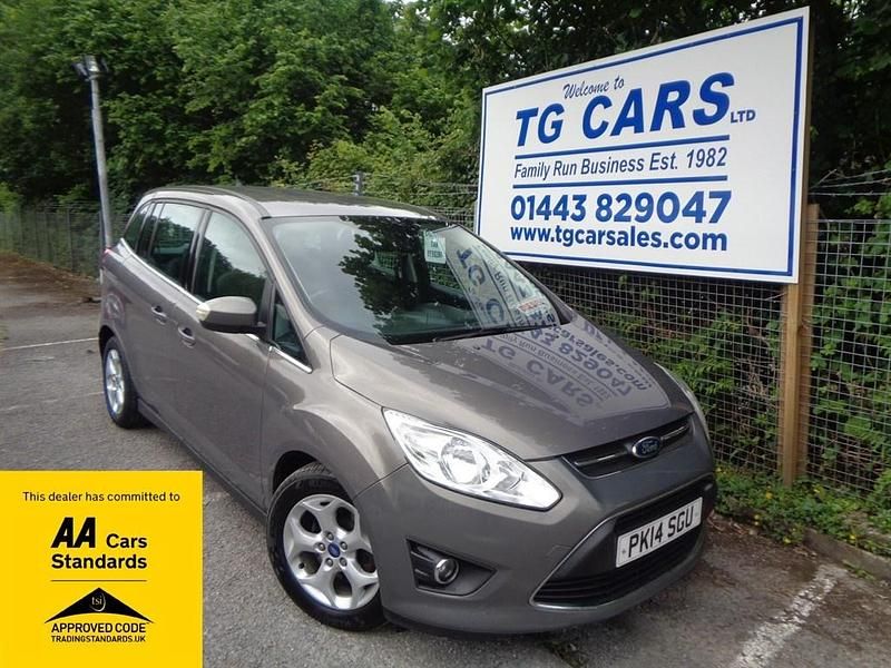 Brown Used 2014 Ford Grand C-Max Zetec MPV | £4,995 (Expensive) - Image 1/4