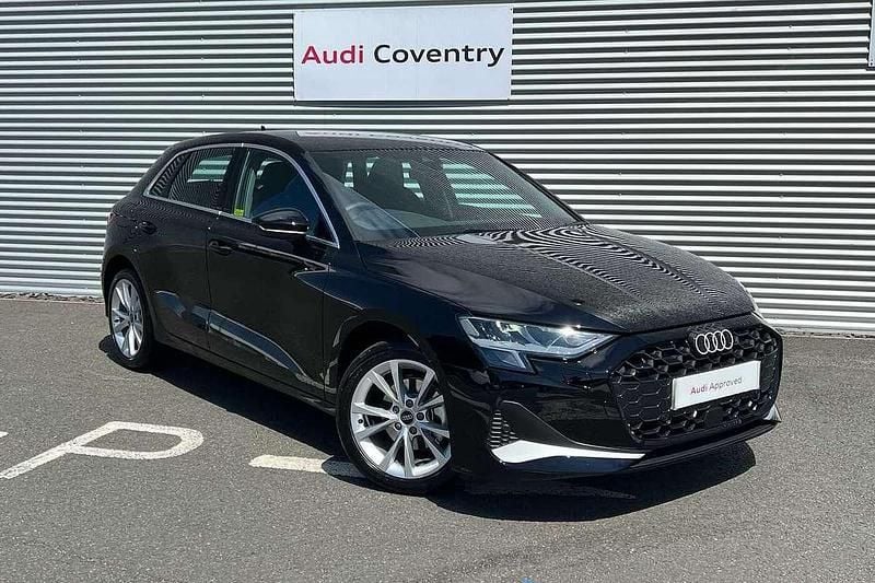 Brilliant black Used 2025 Audi A3 Sport Hatchback | £31,490 (Expensive) - Image 1/4