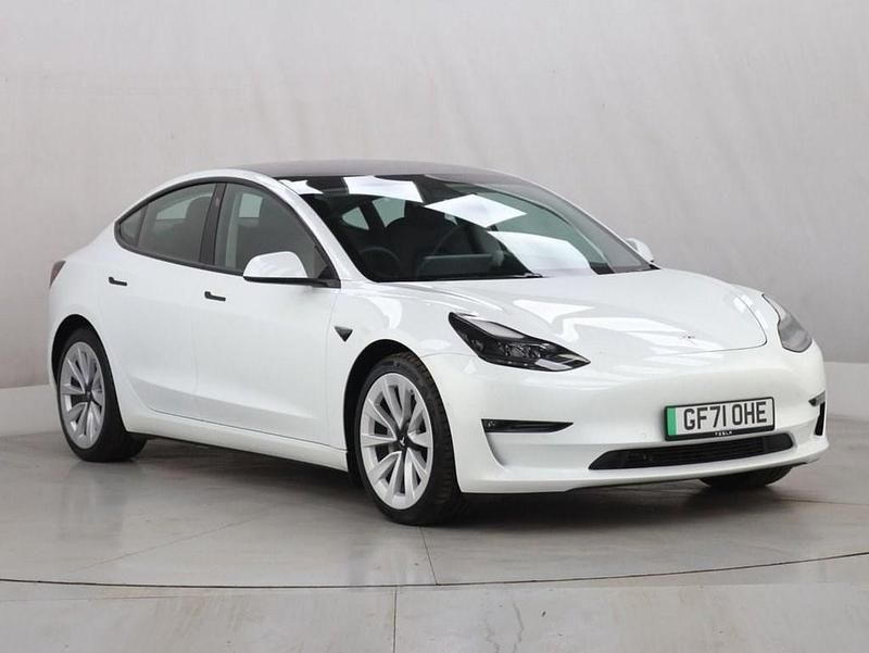 Used Tesla Model 3 Long Range AWD 254 kW (346 HP) 2021 White Sedan