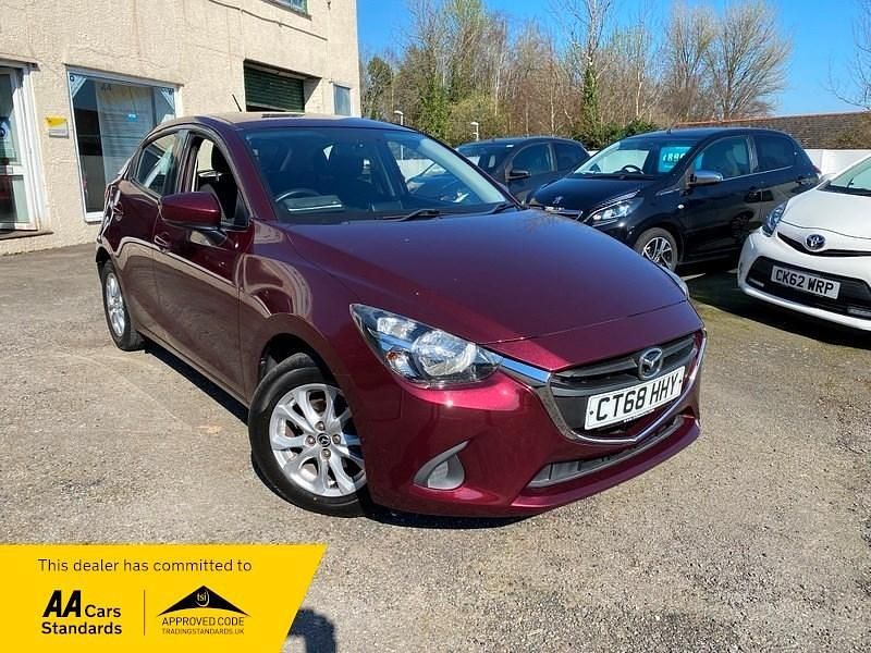 Used Mazda 2 2019 Deep crimson red metallic Hatchback