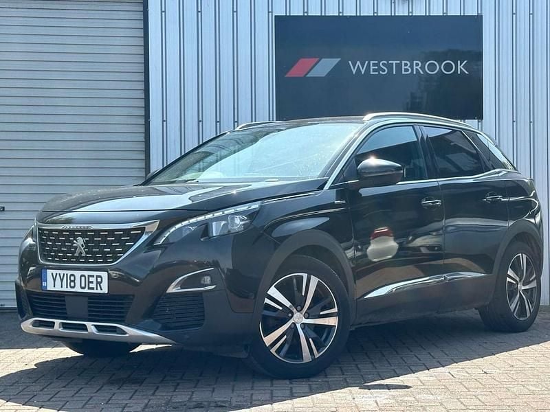 Used Peugeot 3008 GT-line 130 HP (95 kW) 2018 Black SUV
