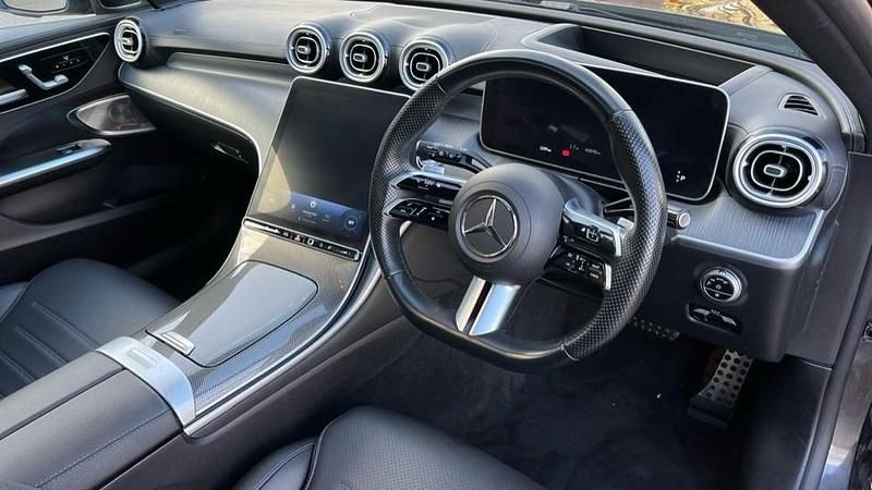 Used Mercedes C300e AMG Line Premium Plus 313 HP (230 kW) 2023 Graphite grey Estate