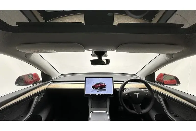 Usado Tesla Model Y Long Range AWD 378 kW (514 HP) 2022 Vermelho SUV