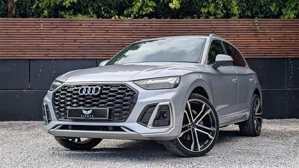 Silver Used 2021 Audi Q5 S-Line SUV | £24,990 (Fair price) - Image 1/4