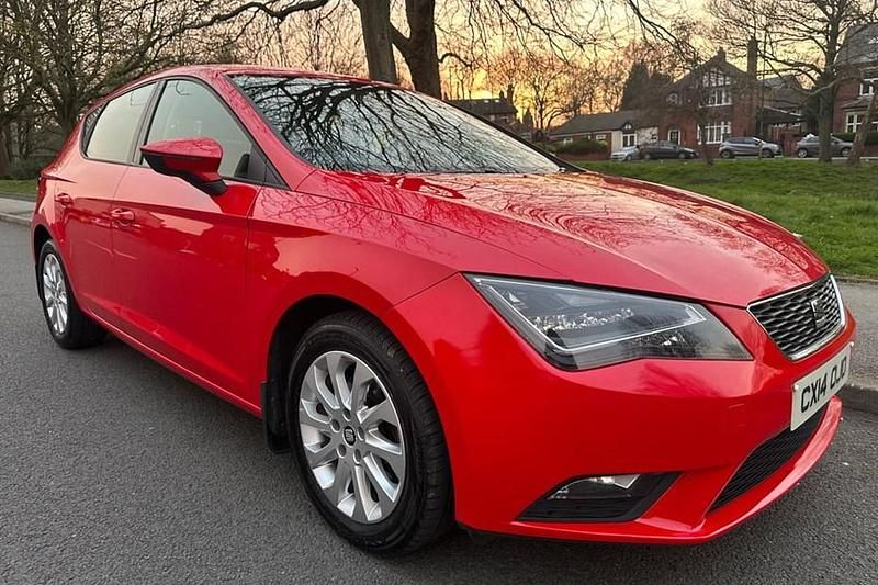 Used Seat Leon SE 110 HP (80 kW) 2015 Red Hatchback