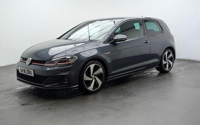 Used VW Golf VII GTI 230 HP (169 kW) 2018 Blue Hatchback