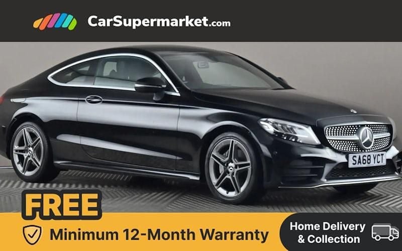 Used 2020 Mercedes C200 AMG line Coupe | £16,197 (Good price) - Image 1/4