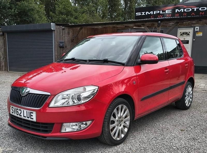 Red Used 2012 Skoda Fabia Elegance Hatchback | £3,495 (Fair price) - Image 1/4