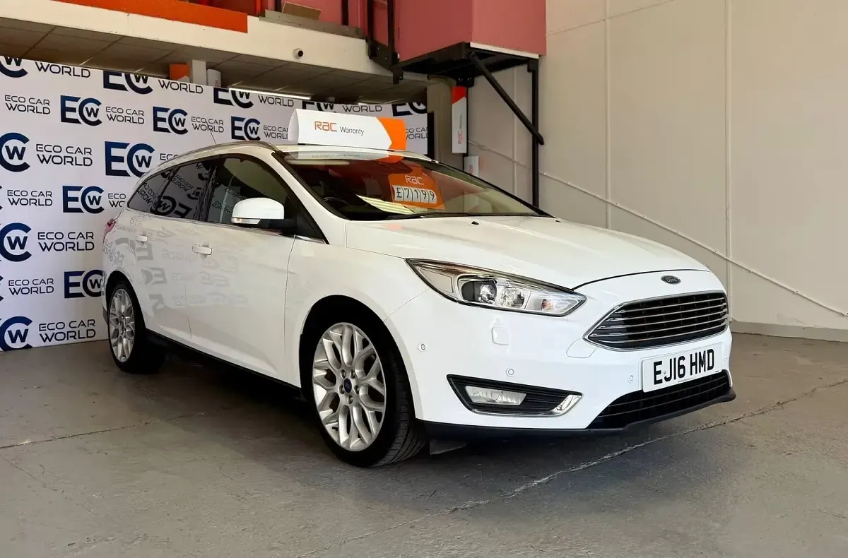 Used Ford Focus Titanium X 125 HP (91 kW) 2016 White Estate