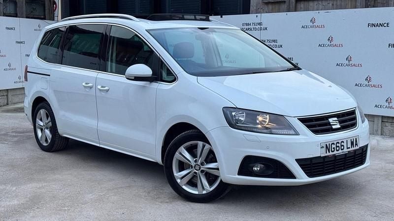 White Used 2017 Seat Alhambra SE MPV | £11,995 (Fair price) - Image 1/4