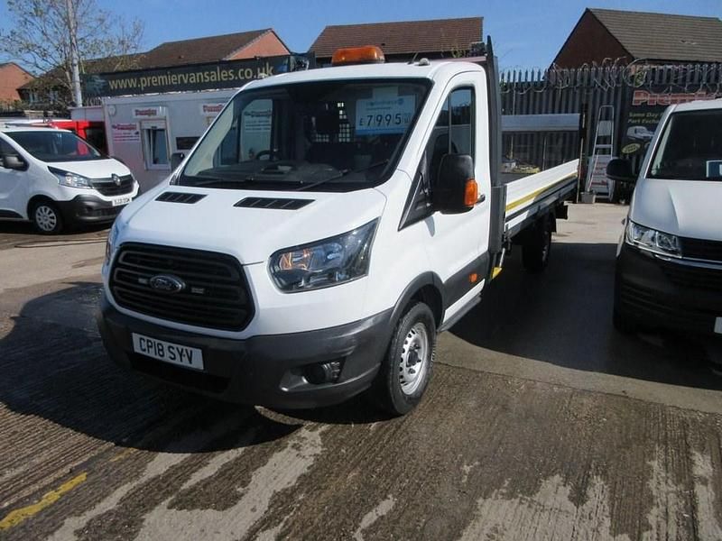 Used Ford Transit 130 HP (95 kW) 2018 White Cabriolet