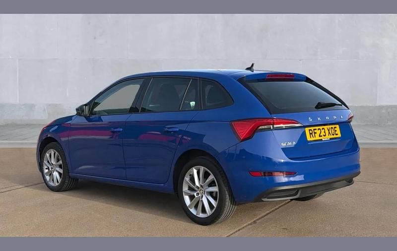 Used Skoda Scala SE L 110 HP (80 kW) 2023 Energy blue Hatchback