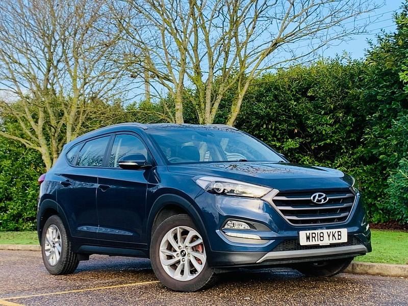 Blue Used 2018 Hyundai Tucson SE SUV | £10,490 (Good price) - Image 1/4