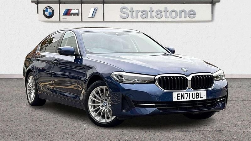 Blue Used 2021 BMW 530e Sport Line | £25,990 (Fair price) - Image 1/3