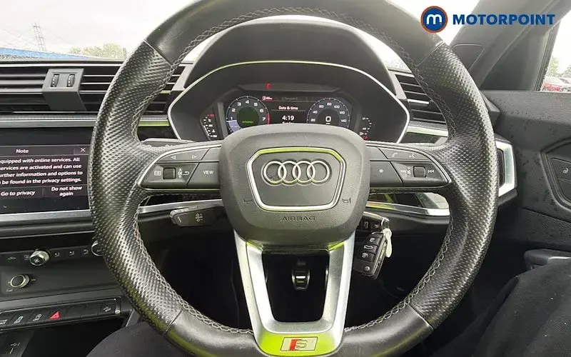 Used Audi Q3 S-Line 150 HP (110 kW) 2021 Black SUV