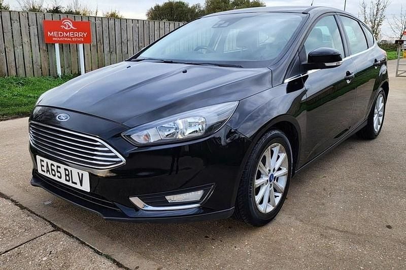 Black Used 2015 Ford Focus Titanium Hatchback | £5,450 (Good price) - Image 1/1