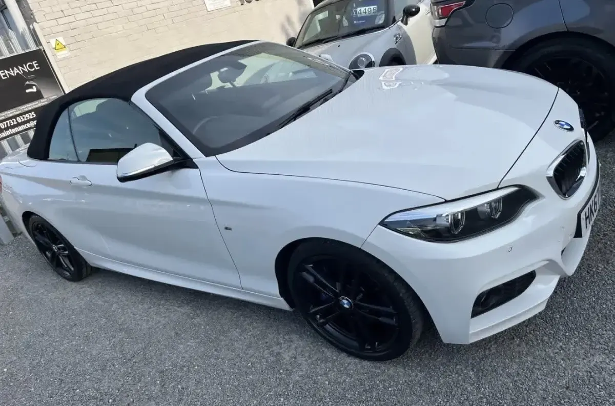 Used BMW 218 M Sport 147 HP (108 kW) 2017 White Cabriolet