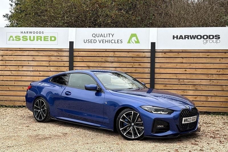 Blue Used 2022 BMW 430 M Sport Coupe | £30,950 (Good price) - Image 1/4