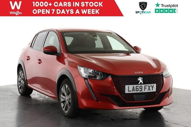 Red Used 2020 Peugeot e-208 Allure Hatchback | £11,499 (Good price) - Image 1/3