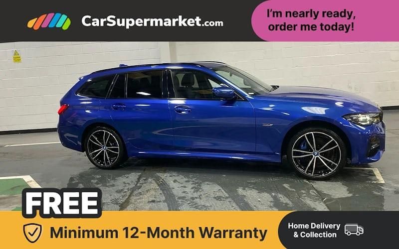 Used BMW 330e M Sport 292 HP (214 kW) 2021 Blue Estate