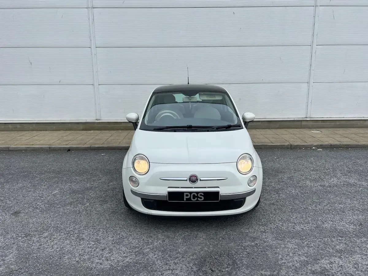 Used Fiat 500 Lounge 69 HP (50 kW) 2012 White Hatchback