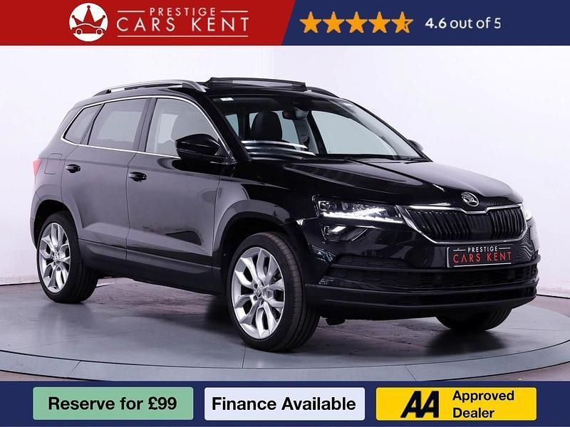 Black Used 2021 Skoda Karoq SUV | £17,979 (Fair price) - Image 1/4