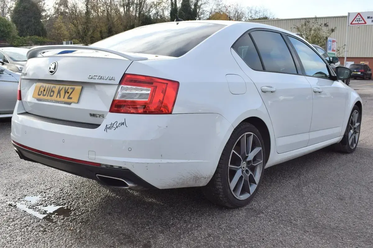 Used Skoda Octavia vRS 2016 White Estate