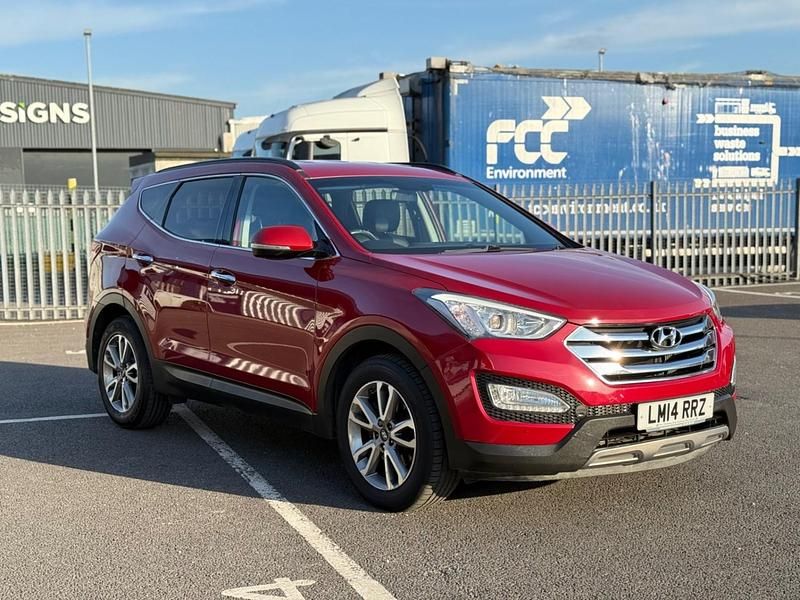 Used Hyundai Santa Fe Premium 2014 Red SUV