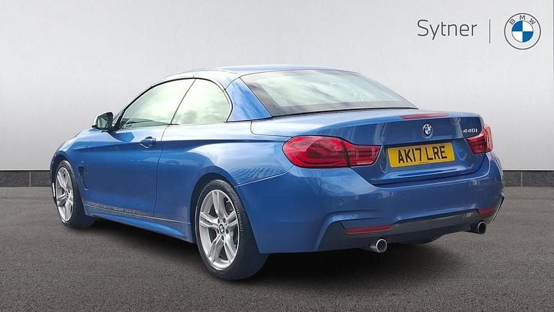 Used BMW 440 M Sport 326 HP (239 kW) 2017 Blue Cabriolet