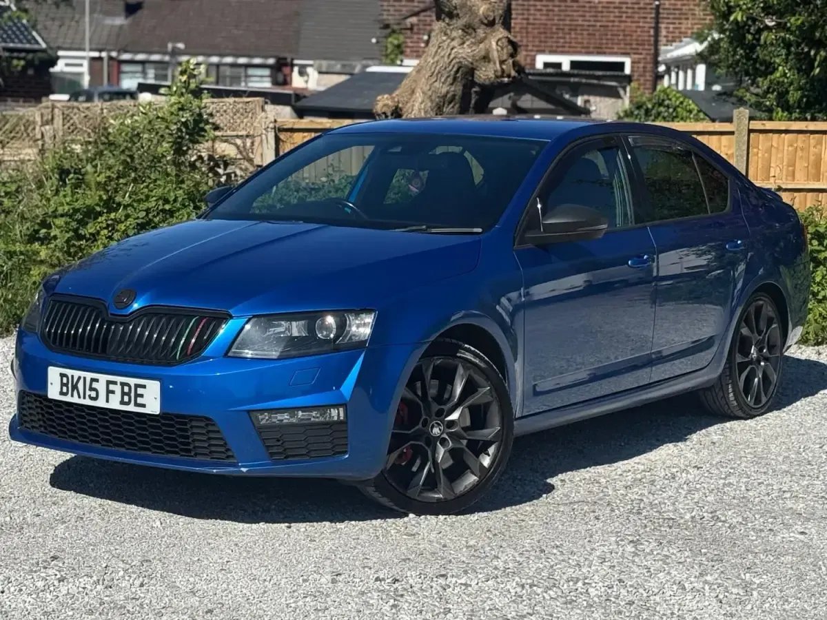 Used Skoda Octavia vRS 2015 Blue Estate