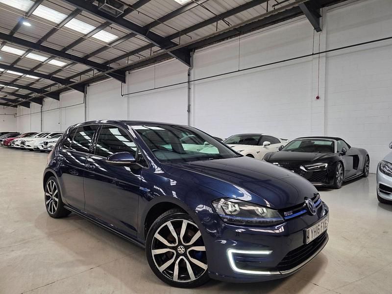 Used VW Golf VII GTE 204 HP (150 kW) 2016 Blue Hatchback