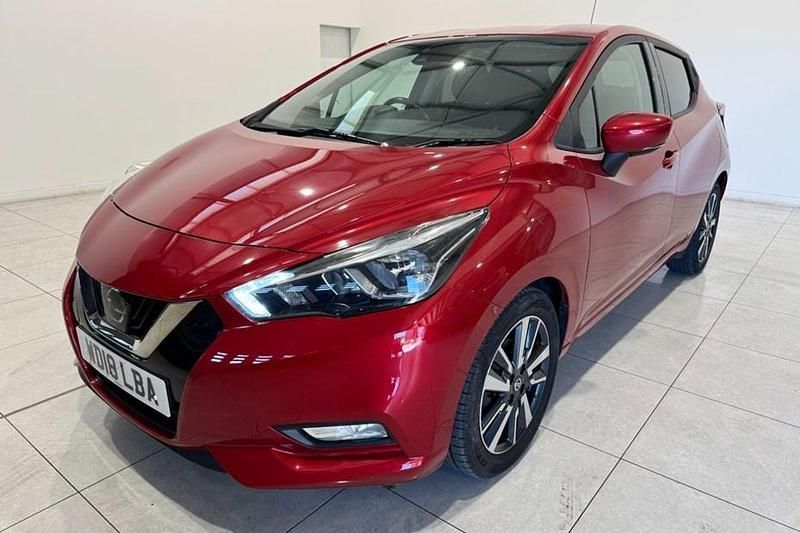 Red Used 2018 Nissan Micra N-Connecta Hatchback | £7,495 (Good price) - Image 1/1