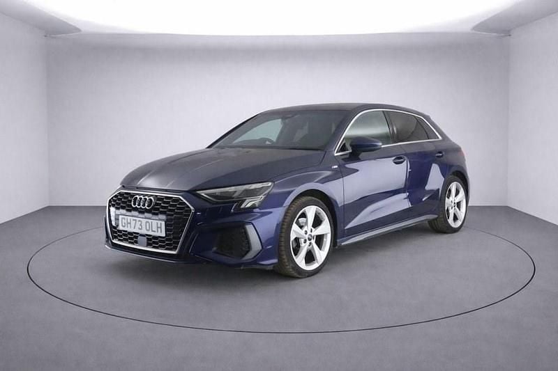 Used Audi A3 S-Line 2024 Blue Hatchback