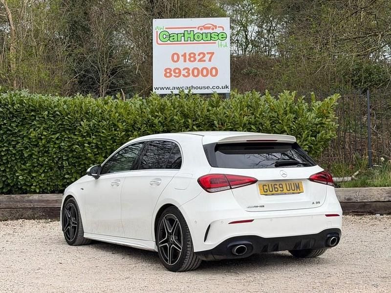 Used Mercedes A35 AMG Premium Plus 2019 White Hatchback