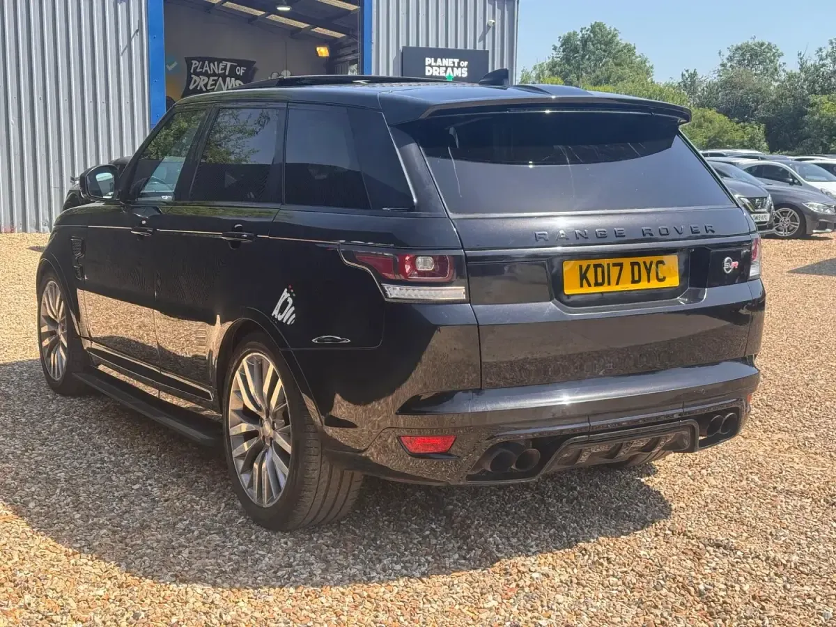 Used Land Rover Range Rover Sport SVR 550 HP (404 kW) 2017 Black SUV