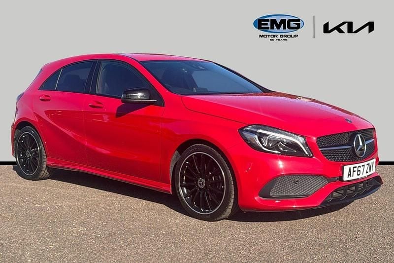 Red Used 2017 Mercedes A180 AMG Line Premium Hatchback | £14,995 (Fair price) - Image 1/3