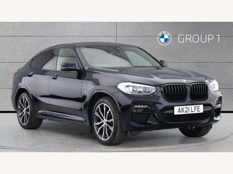 Black Used 2021 BMW X4 M Sport SUV | £28,990 (Good price) - Image 1/4