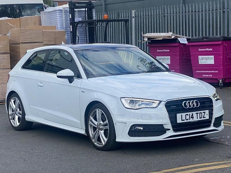 White Used 2014 Audi A3 S-Line Hatchback | £10,999 (Fair price) - Image 1/4
