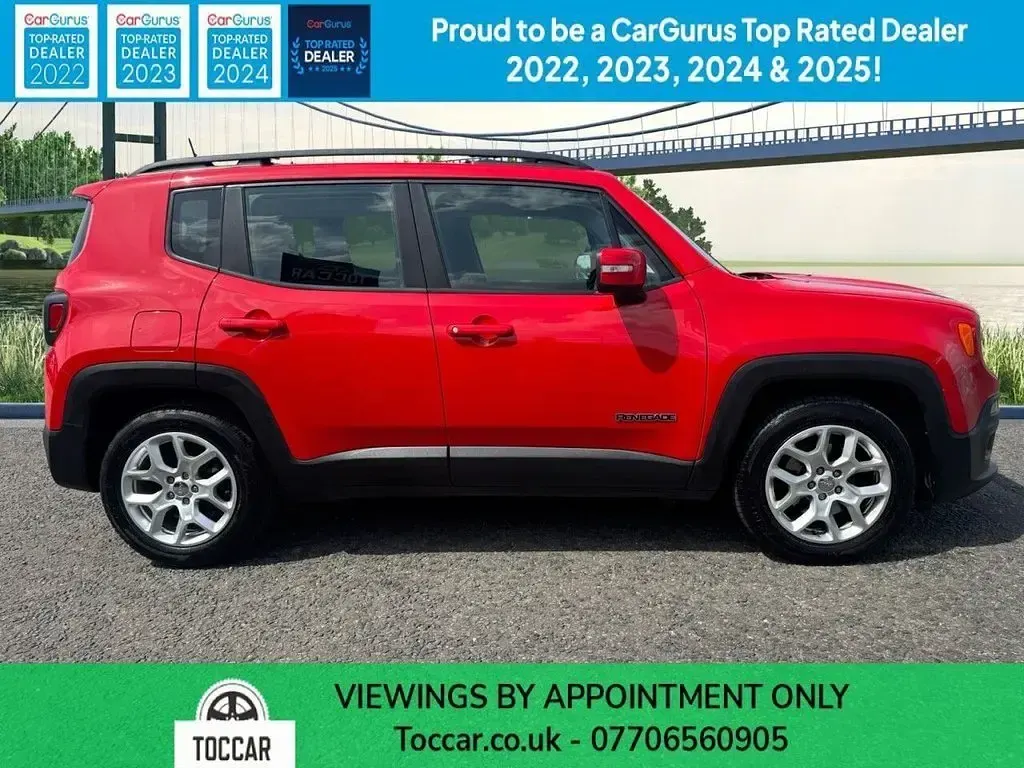 Used Jeep Renegade Longitude 140 HP (102 kW) 2016 Red SUV