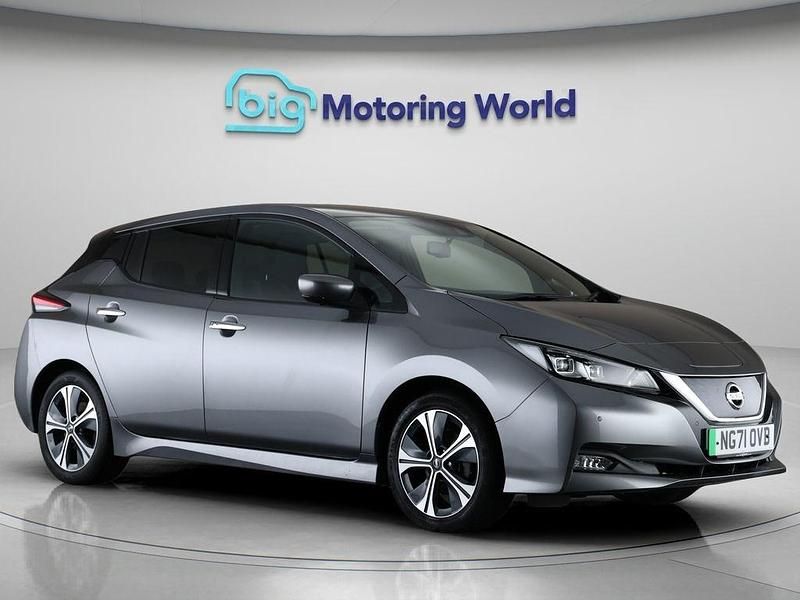 Grey Used 2021 Nissan Leaf Tekna Hatchback | £9,900 (Fair price) - Image 1/4