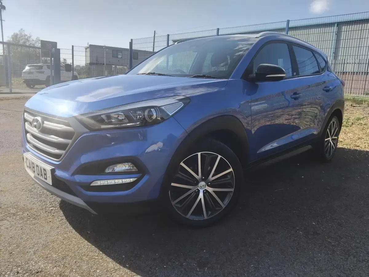 Używany Hyundai Tucson GO! 141 KM (103 kW) 2018 Niebieski SUV