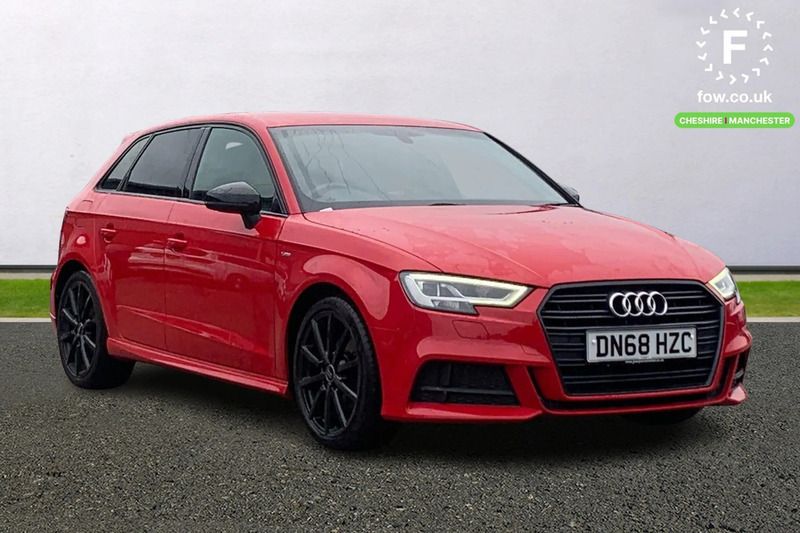 Red Used 2018 Audi A3 Sportback Advanced Plus Hatchback | £16,499 (Fair price) - Image 1/3