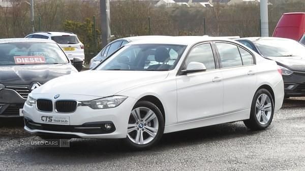 Used BMW 320 Sport Line 2017 White Sedan