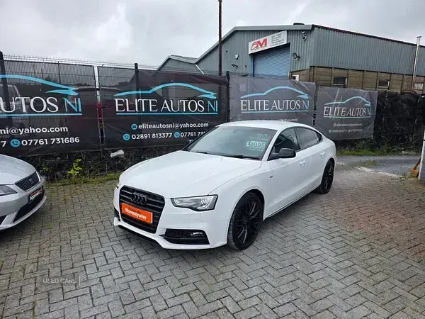 Used Audi A5 Black Edition 177 HP (130 kW) 2015 White Coupe