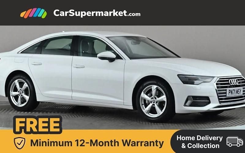White Used 2021 Audi A6 Sport Sedan | £20,176 (Fair price) - Image 1/4