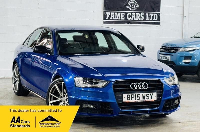 Used Audi A4 Black Edition 2015 Blue Sedan