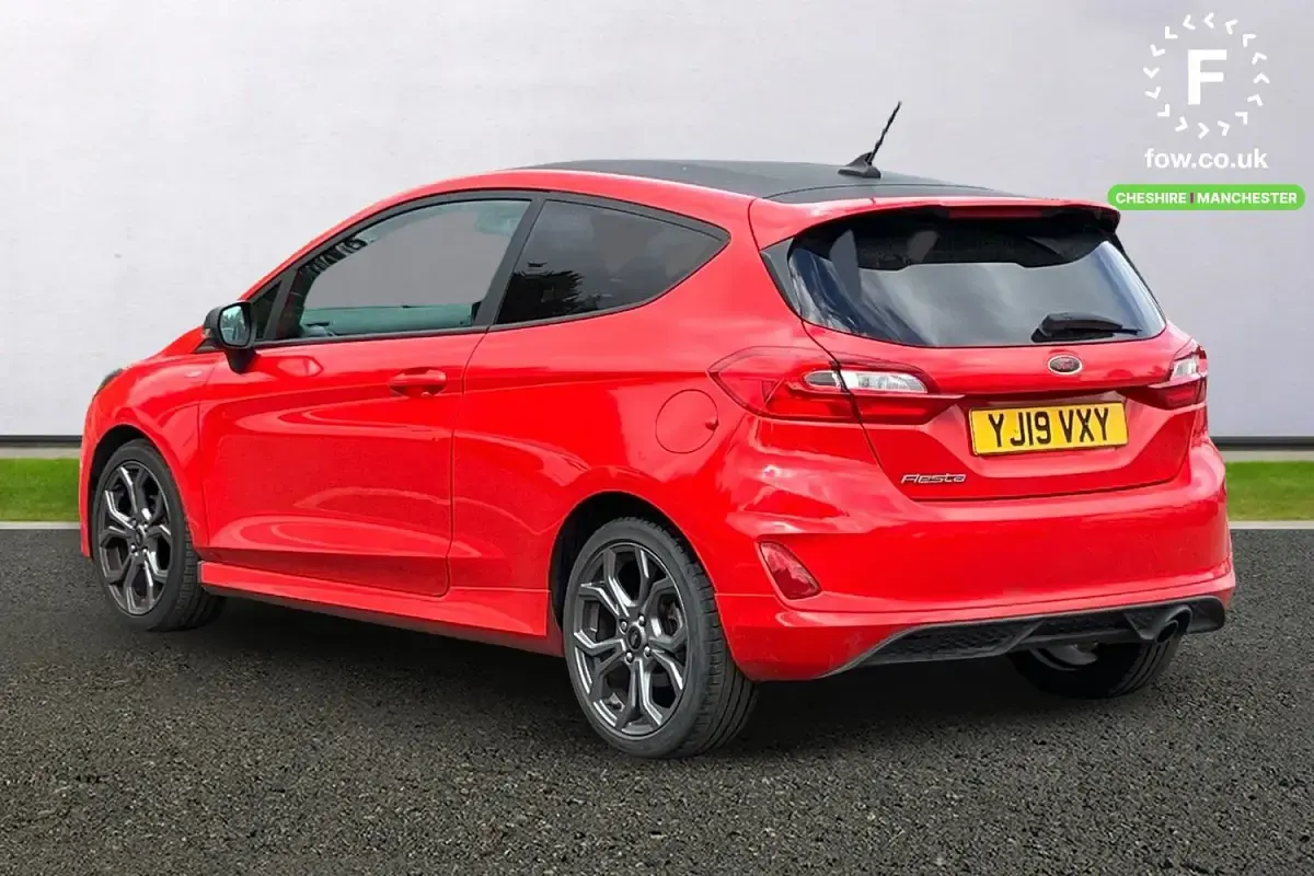 Used Ford Fiesta ST-Line 125 HP (91 kW) 2019 Red Hatchback