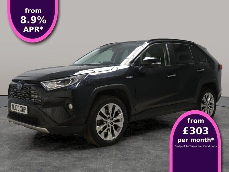 Black Used 2020 Toyota RAV4 Hybrid SUV | £20,650 (Fair price) - Image 1/3