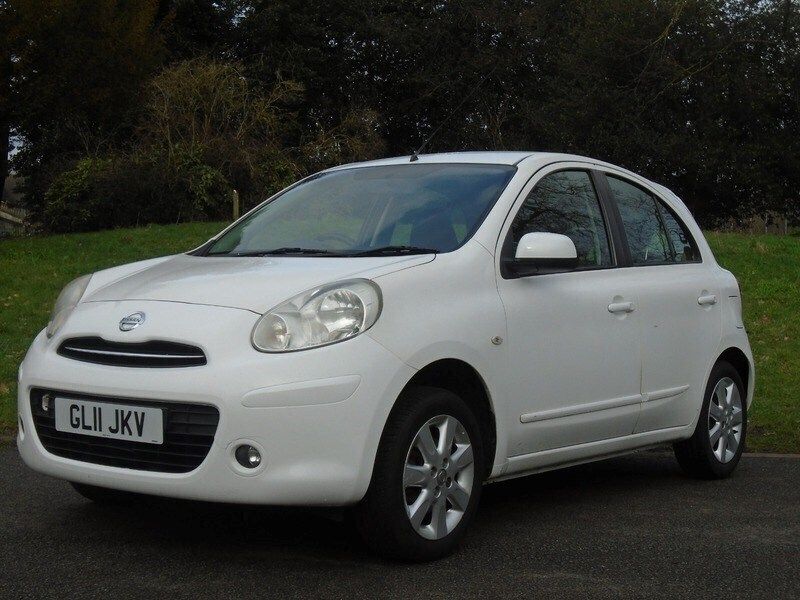 Used Nissan Micra Acenta 80 HP (58 kW) 2011 White Hatchback